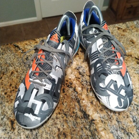 Adidas Gamemode FG GV6860 Grey & White Multi Color Soccer Cleats Men's Size 7.5 - Picture 3 of 12
